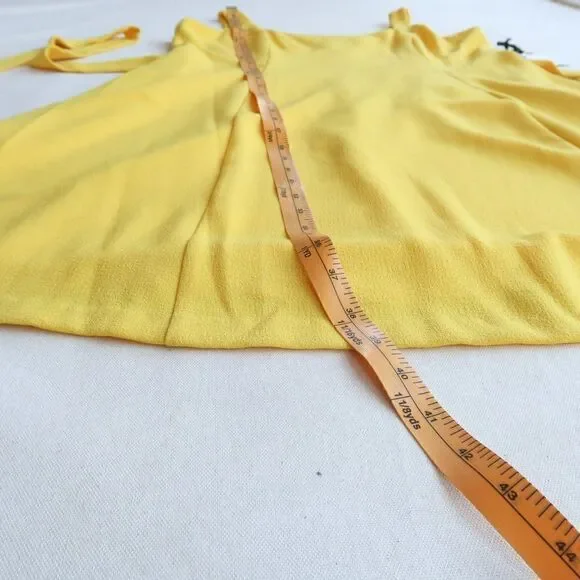 KENSIE Sleeveless Yellow Dress Size 14 - Picture 11 of 11